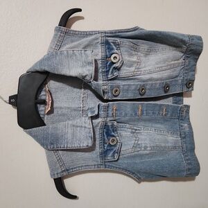 Highway Jeans crop vest